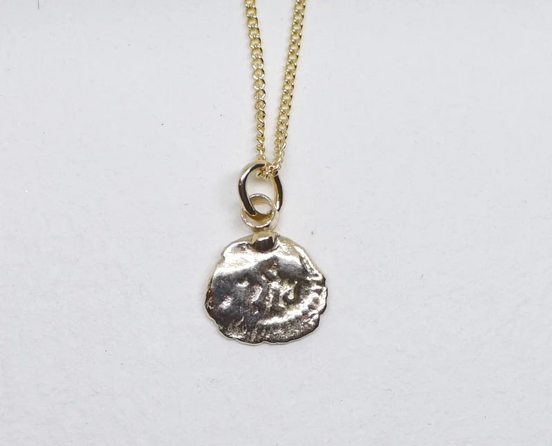The Elephant Charm Necklace in 10k Gold
