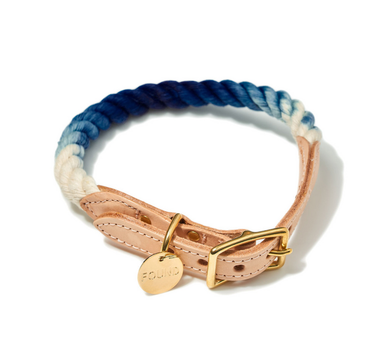 Ombre Cotton Rope Cat & Dog Collar