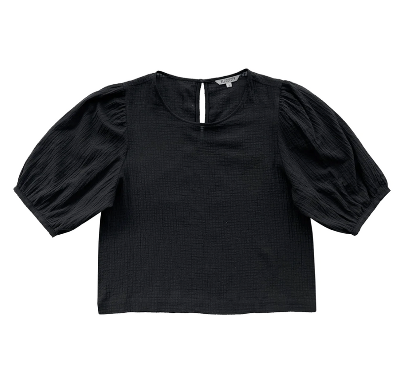 Puff Sleeve Top - Voile