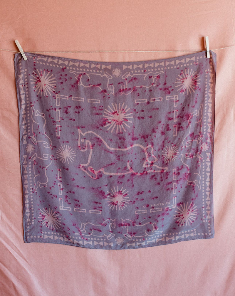 Naturally-Dyed Silk Wild Rags