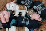 Stuffed Embroidered Elephants